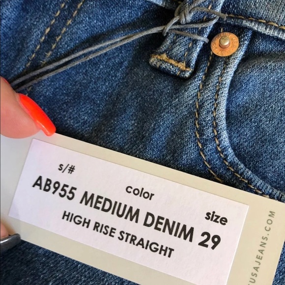 Just USA high rise jeans - Picture 4 of 5